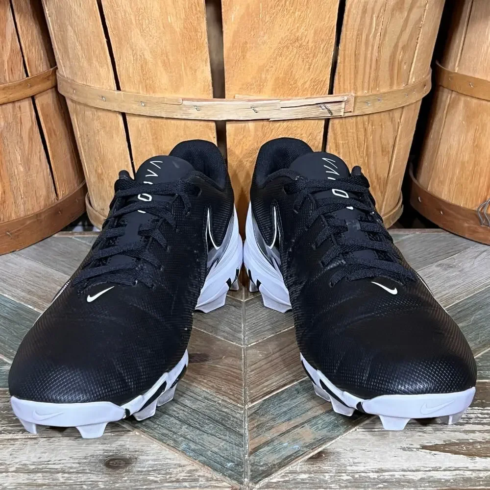 Nike Vapor Edge Shark Black White CD0074-001 Low Football Cleats Mens Size 15